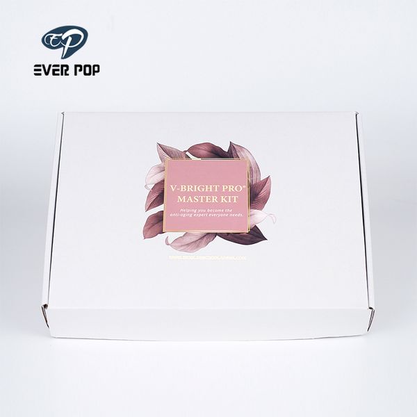 

пользовательские толстый белый гофрированные бумага доставки почтовых программ коробки печатные логотипа упаковка box могут быть настроены л