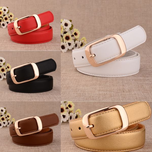 

pin buckle women's genuine leather casual leather all-match pin belt fashionable belt, Black;brown