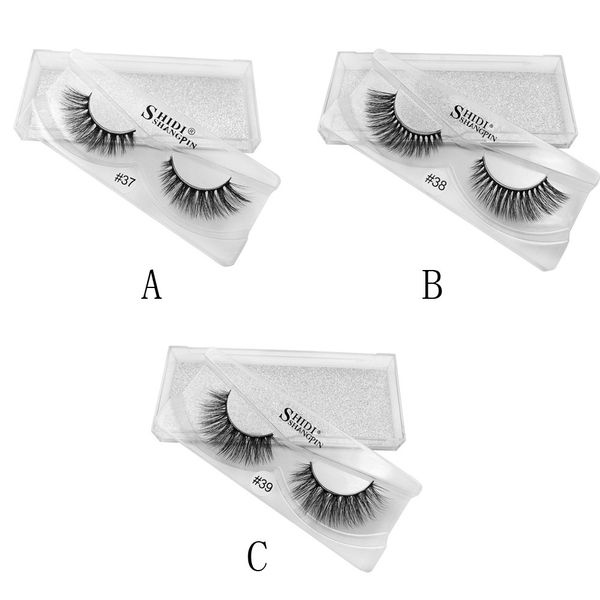 

real silver card 3d soft long natural eyelash makeup thick false eyelash extension false eyelashes individual maquiagem 40*
