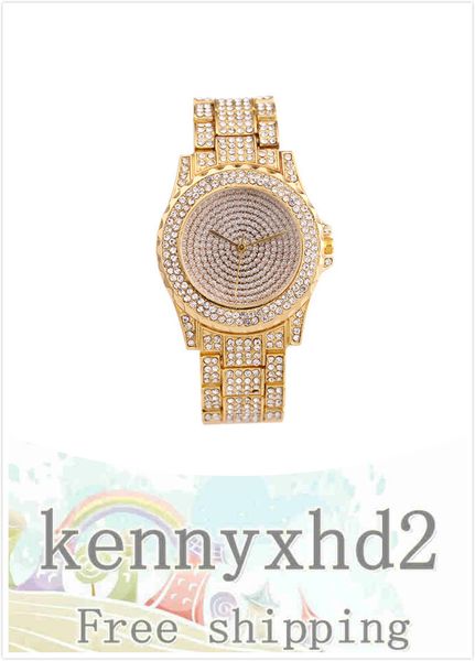 

gold four color quartz watch fashion leisure suit steel band watch stars, Slivery;brown