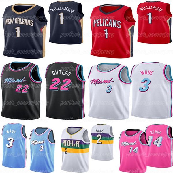 

Heat jer ey jimmy 22 butler jer ey dwyane 3 wade pelican jer ey zion 1 william on ncaa new orlean lonzo 2 jer eyball jer ey
