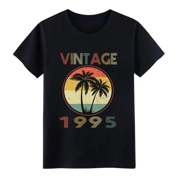 

мужская vintage 1995 тенниска создать футболку s-3xl homme anti-wrinkle комфортное лето шаблон стиля, White;black