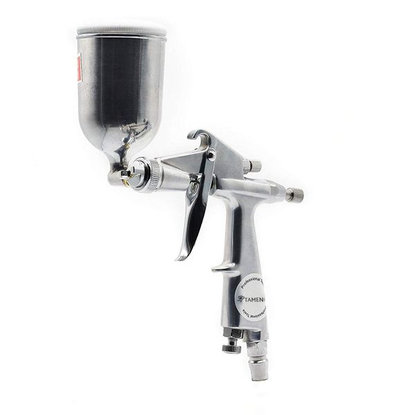 

mini air spray gun tool with cup, aluminum alloy car paint sprayer gravity fee