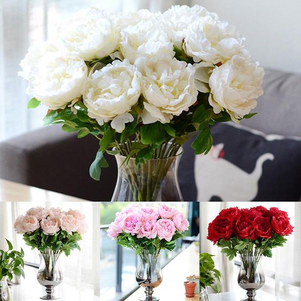 

diy emperor peony hydrangea artificial flowers wedding bridal home decor