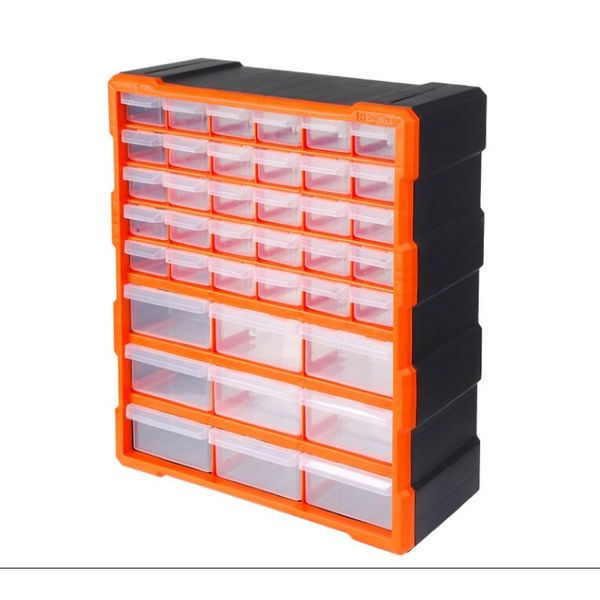 

tool case parts box classification of ark multi-grid drawer type building blocks case screw classification component box