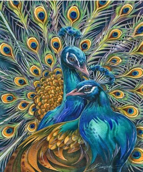 

Full Square/Round Drill 5D DIY Diamond Painting "peacock" Embroidery Cross Stitch Mosaic Home Decor Art Experience toys Gift A0374