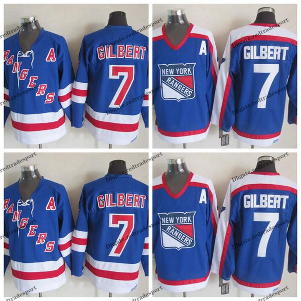 

vintage mens 1972 new york rangers rod gilbert hockey jerseys 7 rod gilbert navy blue stitched shirts a patch, Black;red