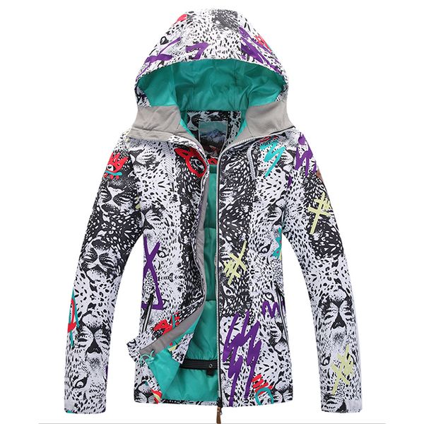 

gsou snow women ski jacket windproof velvet winter snowboard jackts warm breathable ski suit woman clothes