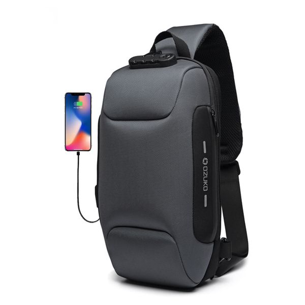 

new fashion designer multifunction crossbody bag mochil for men anti-theft shoulder messenger bags male waterproof short trip chest bag pack