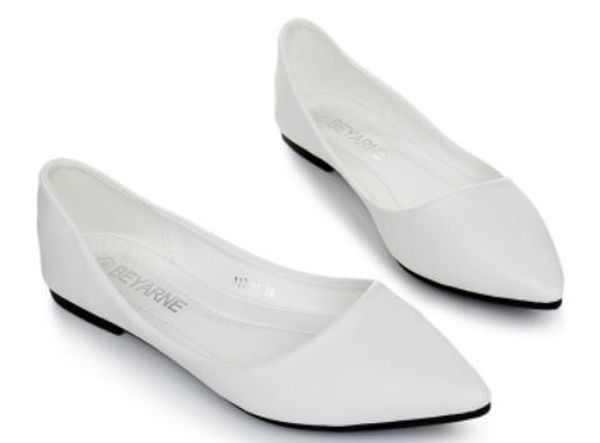 

2019 women's shoes in spring and autumn with new style flat bottom pointed end@2378, Black