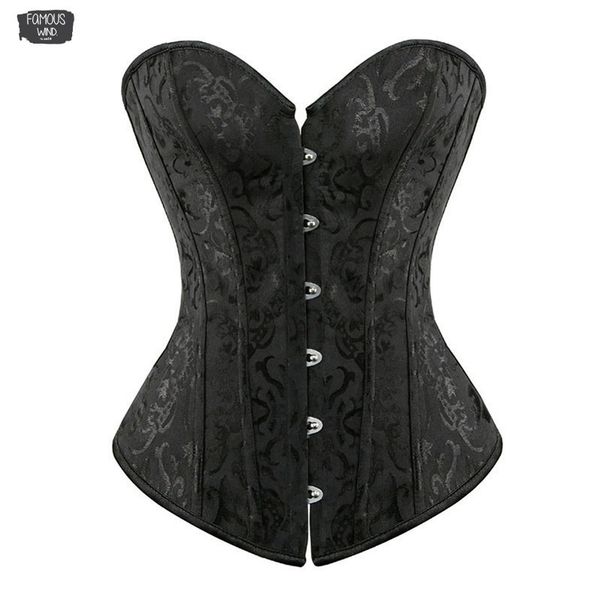 

corsets vintage and bustiers plus size corset flower print bridal bustier push up victorian corselet overbust burlesque, Black;white