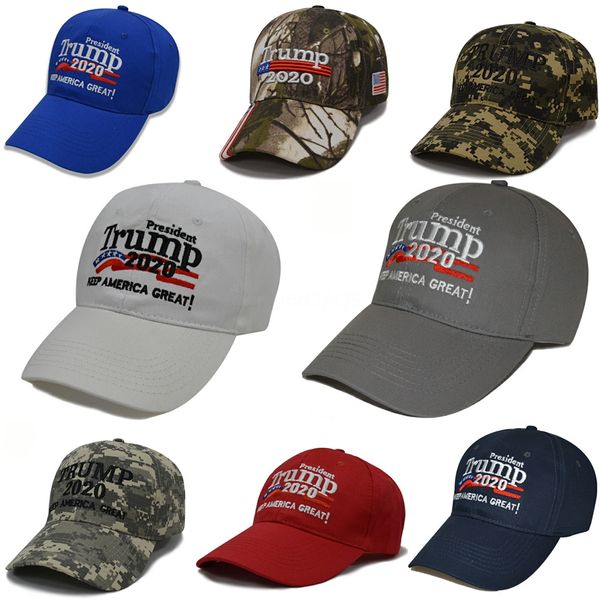 

donald trump hats 2020 keep america great party hat camouflage 3d embroidery sport baseball cap zza2116 #264, Blue;gray