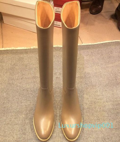 

u503 40/41/42 genuine leather buckle knee high boots h black grey luxury classic flat ridding celeb d55 01