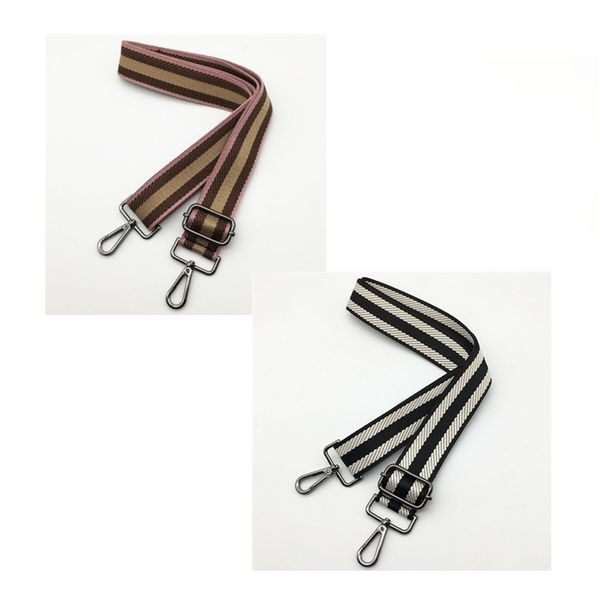 

nylon strap bag strap 2 pieces for women purse, Black