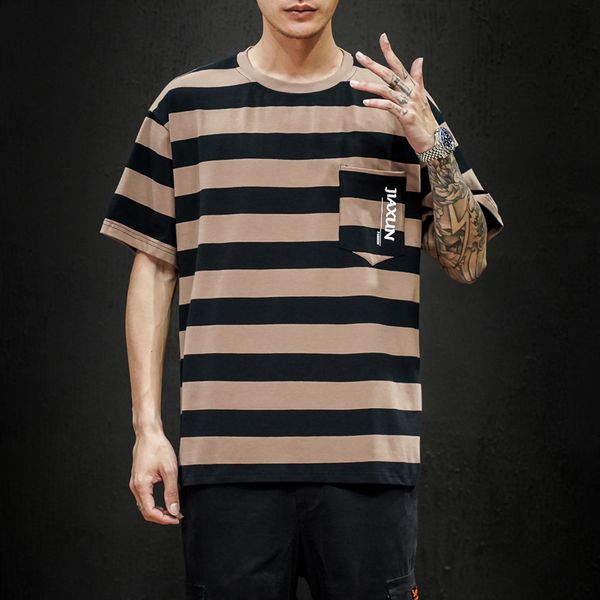 

short sleeve t shirt men 2020 summer tshirt tees classic brand fashion clothes plus size m-5xl o neck, White;black