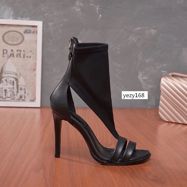 

wholesale styles 10cm high heels shoes red black color genuine leather point toe us 6