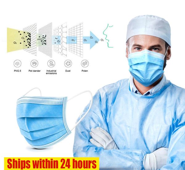 

30/50pcs men women cotton anti dust mouth mask windproof mouth-muffle bacteria proof flu face masks