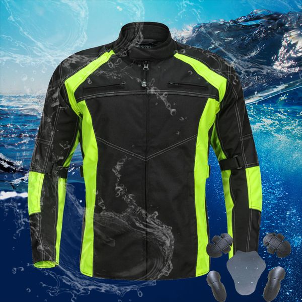 

lyschy winter waterproof motorcycle jacket oxford summer motorbike motocross racing jacket reflective safety chaqueta moto men
