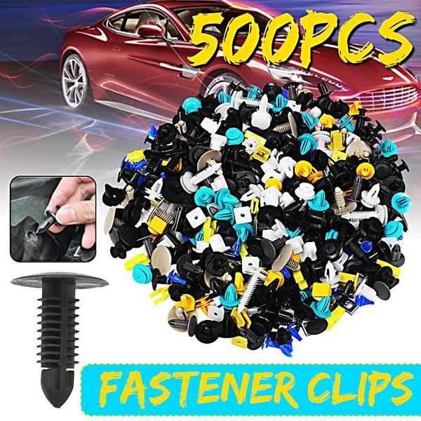 

1set /500pcs auto mixed universal mixed auto fastener car bumper clips retainer car fastener rivet door panel liner for all