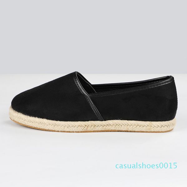 

womens flat slip on espadrilles ladies torridity casual plimsolls shoes sneakers women ballet loafers flats zapatos mujer c15, Black