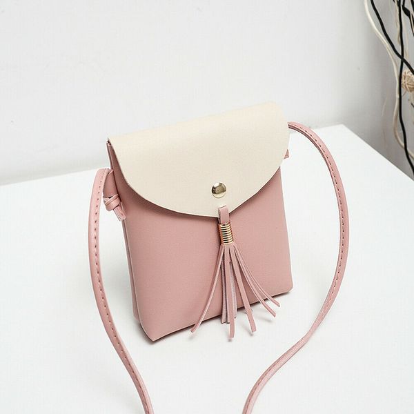 

New Women Mini PU Leather Mobile Phone Bag Fashion Pouch Messenger Cross Body Tote Purse Small Shoulder Bag