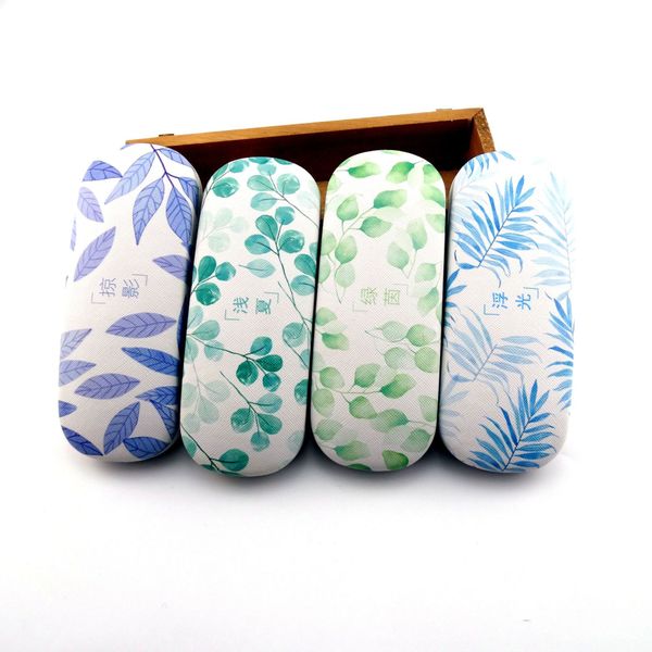 

hipster leaves student case myopia glasses box myopia optical glasses case shop name plus