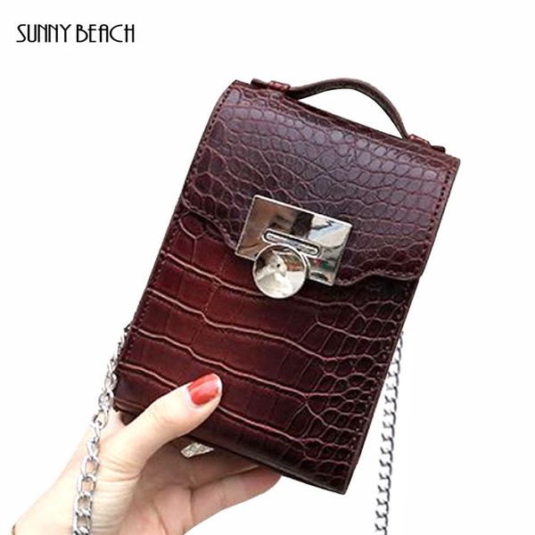 

sunny beach 2019 new women's bag korean version mobile phone bag mini chain shoulder bags crossbody bags j190702