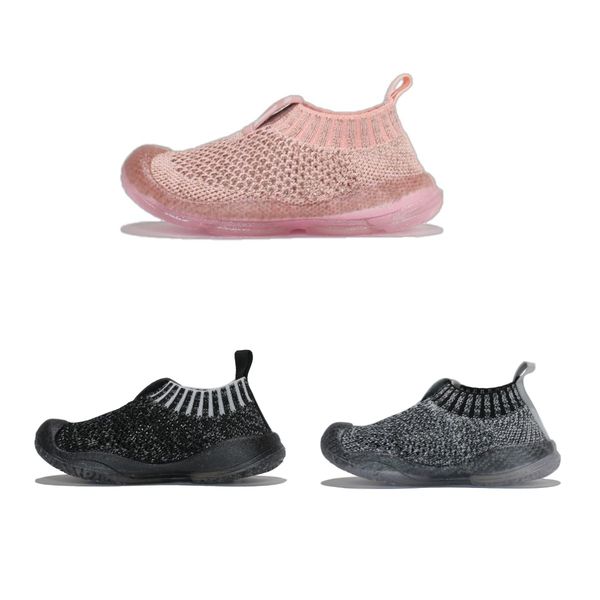 

Children's breathable hollow woven double mesh letter sneaker