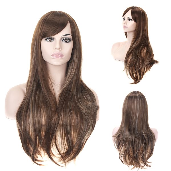 European And American Women S Long Curly Hair Justin Bieber