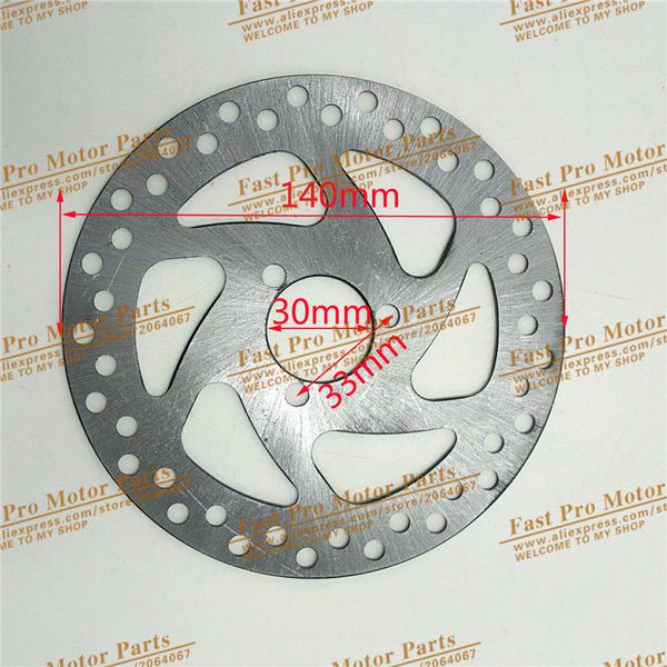 

gas electric scooter brake disc 140mm/120mm for 47cc 49cc 2 stroke pocket bike mini dirt bike atv quad mini motorcycle