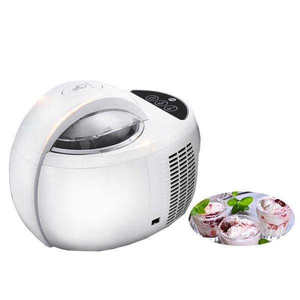 

qihang_new home automatic mini ice cream machine household intelligent diy ice cream maker making 1l