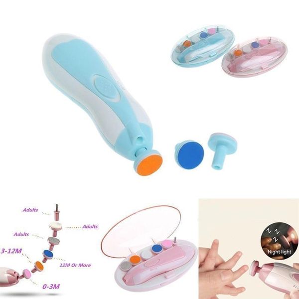 

safe electric useful baby toe nail trimmer tool grooming care grinder clipper cutter scissors tool infant nail care