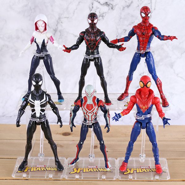 

action figure film spiderman toy returning heroes gwen stacy spider vrouw spider man cartoon speelgoed action figure model doll gift