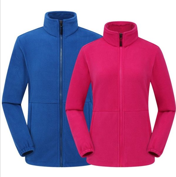 

winter fleece outdoor softshell jacket sport warm coat men and women inner soft shell hiking camping warm jackets, Blue;black