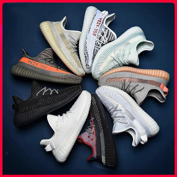 

2020 kanye west adidas 350 v2 boost yeezy yeezys yezzy yezzys running sneakers static yecheil white sesame kanye west sports shoes, Black