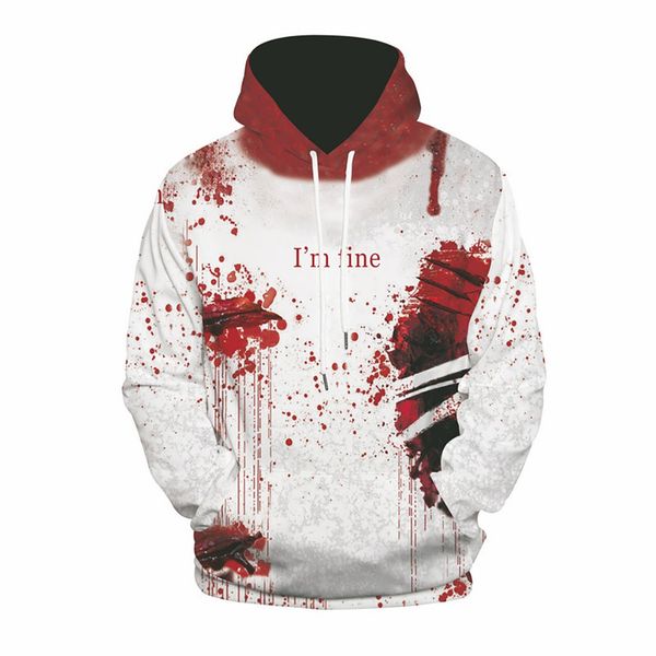 

2019 fashion 3d print sweatshirt hoodies men and women hip hop funny autumn streetwear hoodies sweatshirt for couples clothes, Black