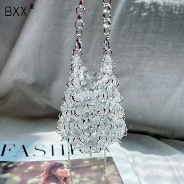

bxx] ручной сплетенный pearl вечерние сумки женщин 2020 малый бисера pearl кошельки сцепления и сумки ladies cross body bag hl935