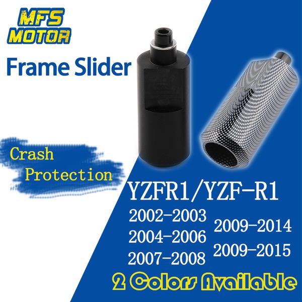 

frame slider for yamaha yzfr1 yzf r1 falling crash pad protection motorcycle accessories 2002 2003 2004 2005 2006 2007-2015