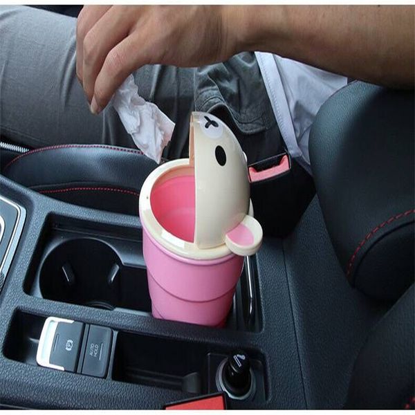 Car Trash Cans Car Office Box Bedroom Trash Cans Cute Little Bear High Quality For Lada Sedan Largus Kalina Granta Universal Decorative Car