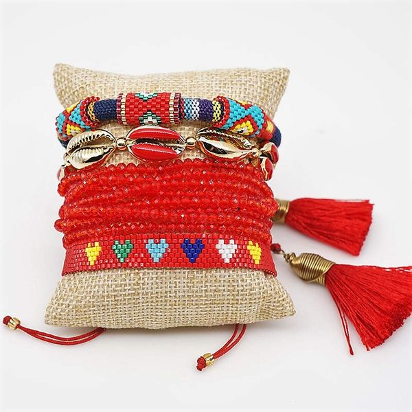 

go2boho shell браслет pulseras mujer 2019 сглаз браслет delica miyuki богемное сердце ювелирные изделия ручной работы bileklik летний подаро, Golden;silver