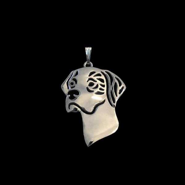 

retail alloy dog pendants jewelry silver english pointer pendants, Black