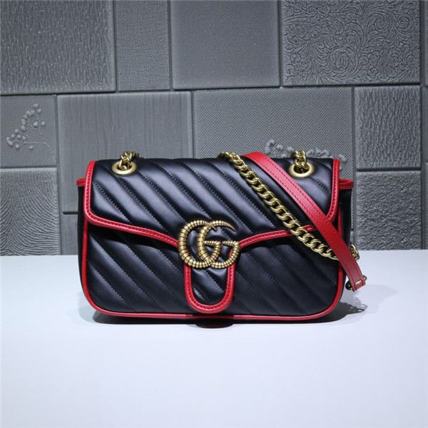

new european and american fashion recreational simple pure color stripe ladies one shoulder slant chain bag