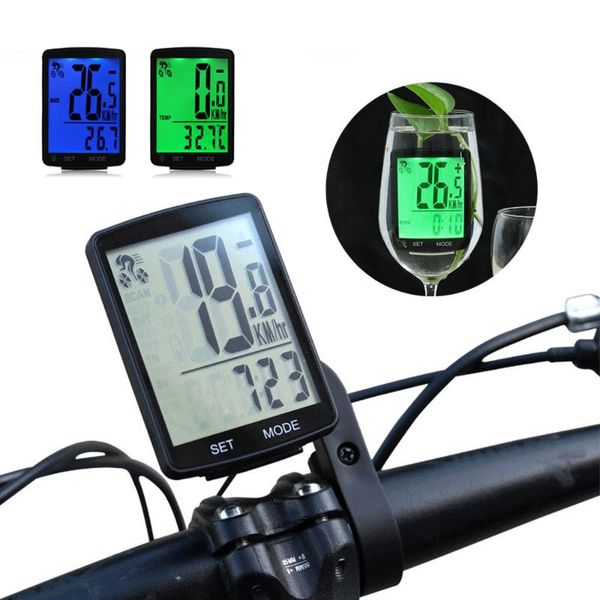 

2.8 inch waterproof lcd screen bicycle computer wireless bike rainproof speedometer multifunctional cycling odometer