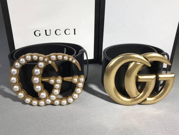 

2020 высокого качество мужской дизайнер перл ремень мужчины роскошных пряжки ремень для мужчин моды мужских кожаных ремней для мужчин / женщ, Black;brown