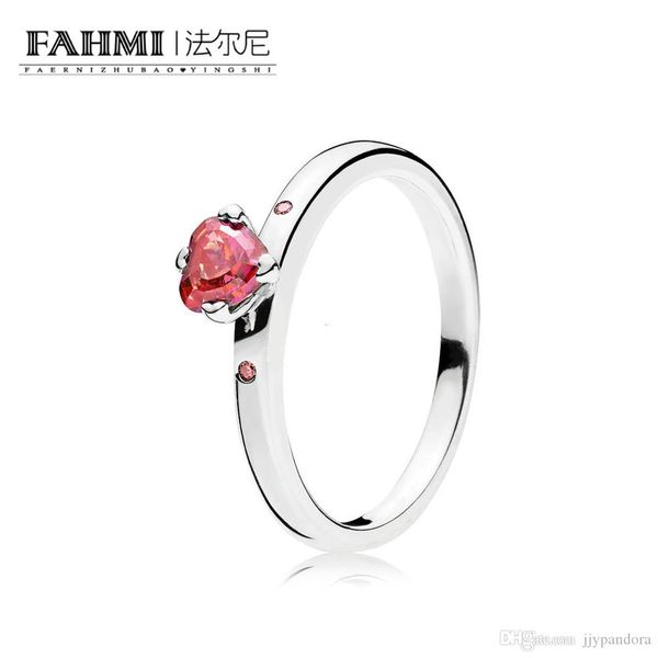 

fahmi 100% 925 sterling silver 1:1 original authentic charm 196574czrmx temperament fashion glamour retro ring wedding women jewelry, Slivery;golden