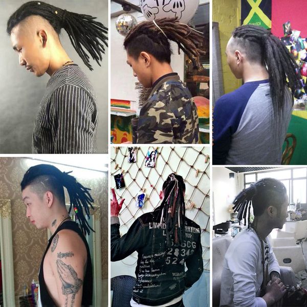 Round Head Ringed Monochrome Dreadlocks Rock N Roll Hip Hop