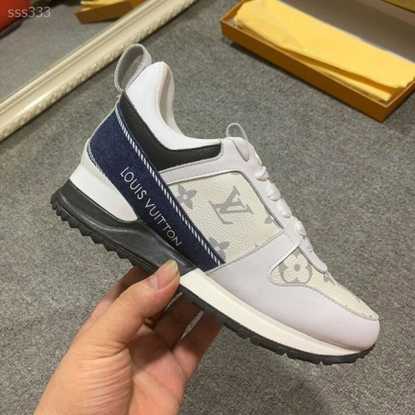 

men shoes style fashion breathable casual shoes for men leather runner sneaker men shoes casual luxury fast ship sneakers with box, Black