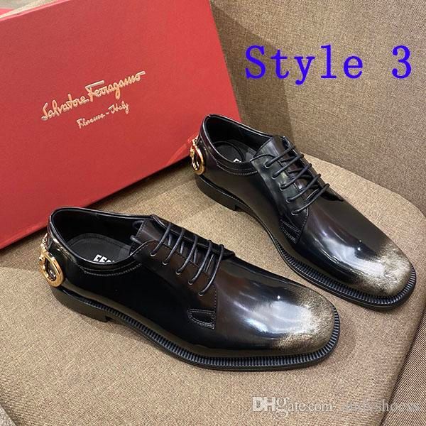 

luxury fashion men's dress shoes wedding party casual shoes superstars patent leather business leisure rainbow shoes of size 38-45, Black