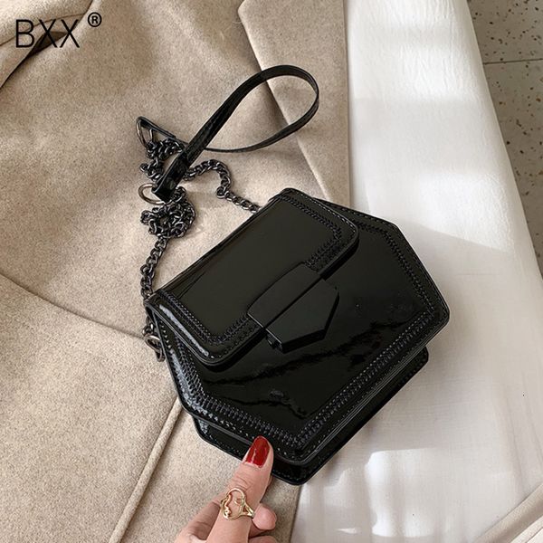

bxx] patent leather bucket bags for women 2019 winter small chain crossbody bag female shoulder messenger bag handbags hj888