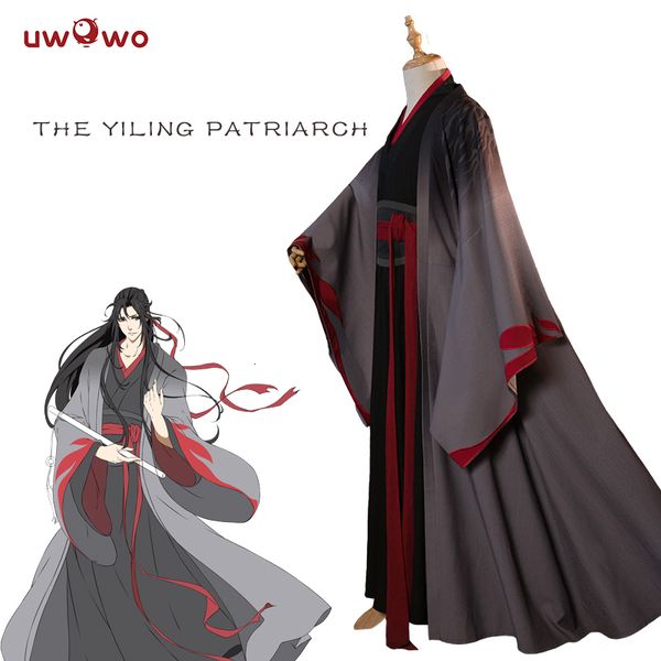 

uwowo wei wuxian the yiling patriarch cosplay grandmaster of demonic cultivation costume wei wuxian mo dao zu shi costume menmx190921, Black;white